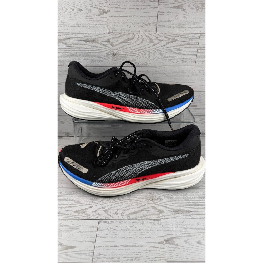 Puma Deviate Nitro 2 376807-13 Core Black 11D Mens Sneakers Running Shoes #941